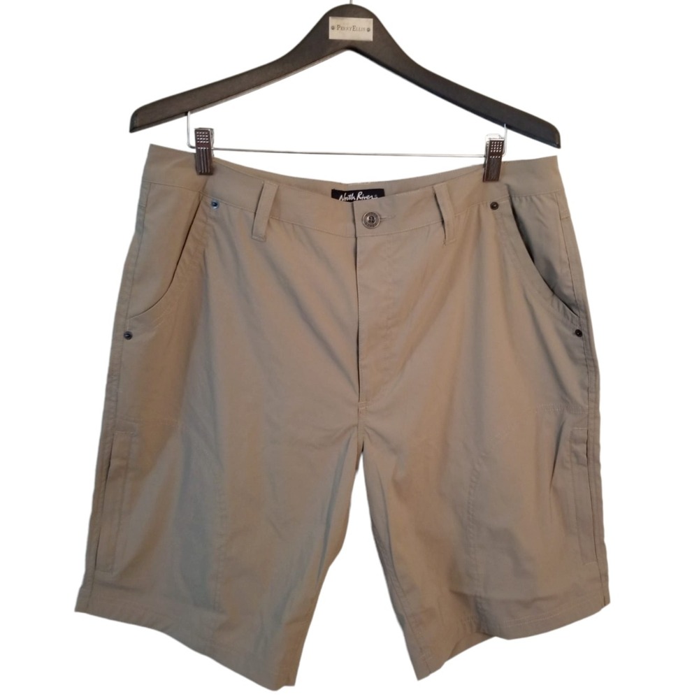 North River Outfitters Light Brown Men's Shorts Size 36 Inseam 10 in
